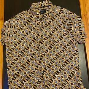 Denim & Flower button down shirt